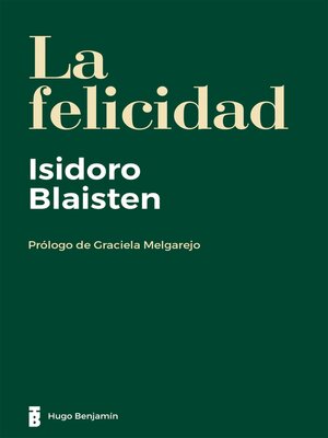 cover image of La felicidad
